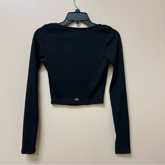 Alosoft Ribbed Show Stopper Long Sleeve Top - Picture 6 of 6